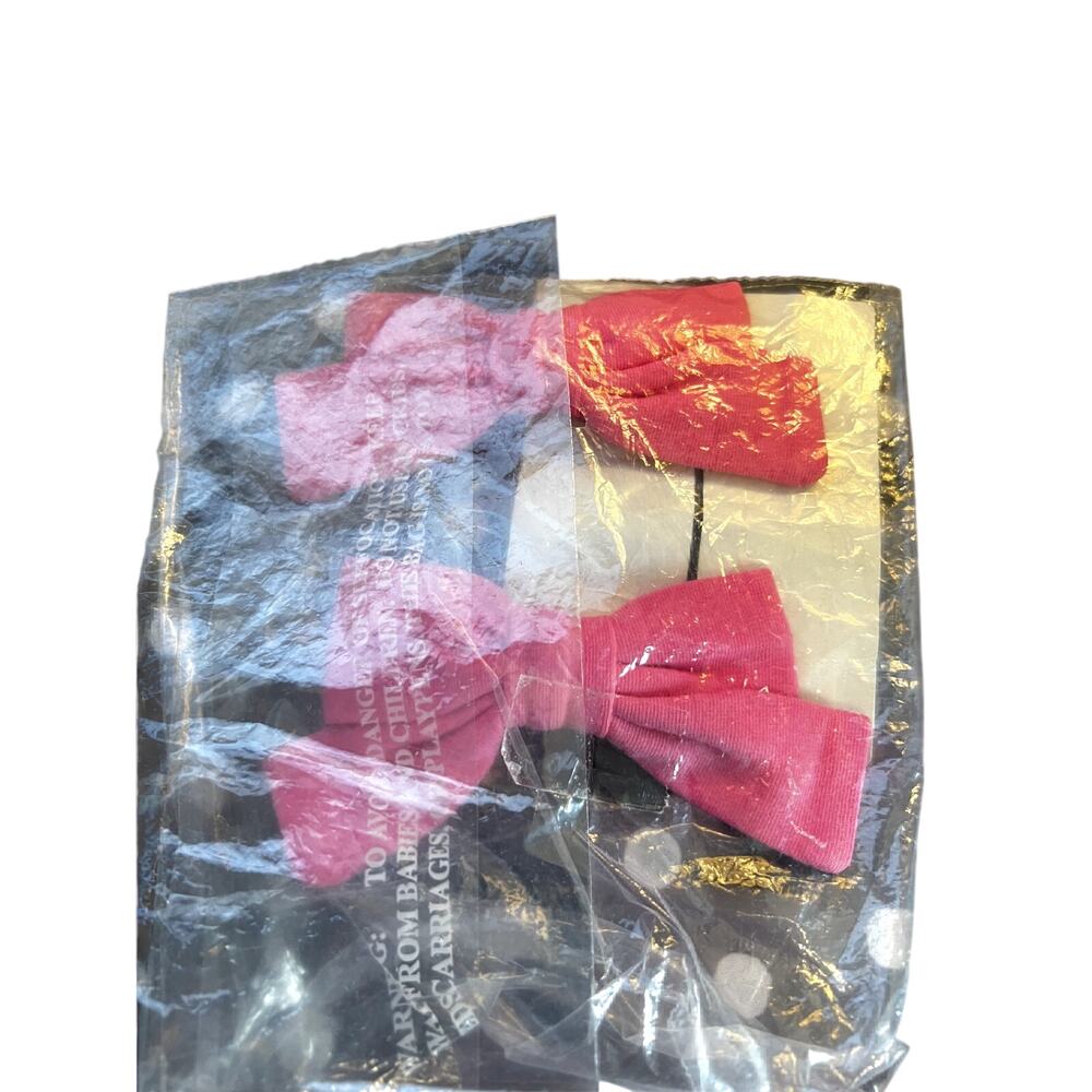 Eleanor Rose Mindy Bows set of 2 Azalaea Pink 2043 New in Package